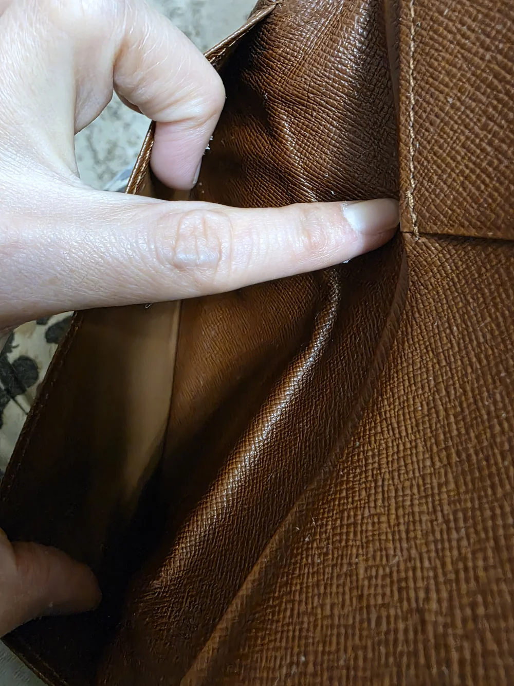 Louis Vuitton Brown Monogram Long Wallet